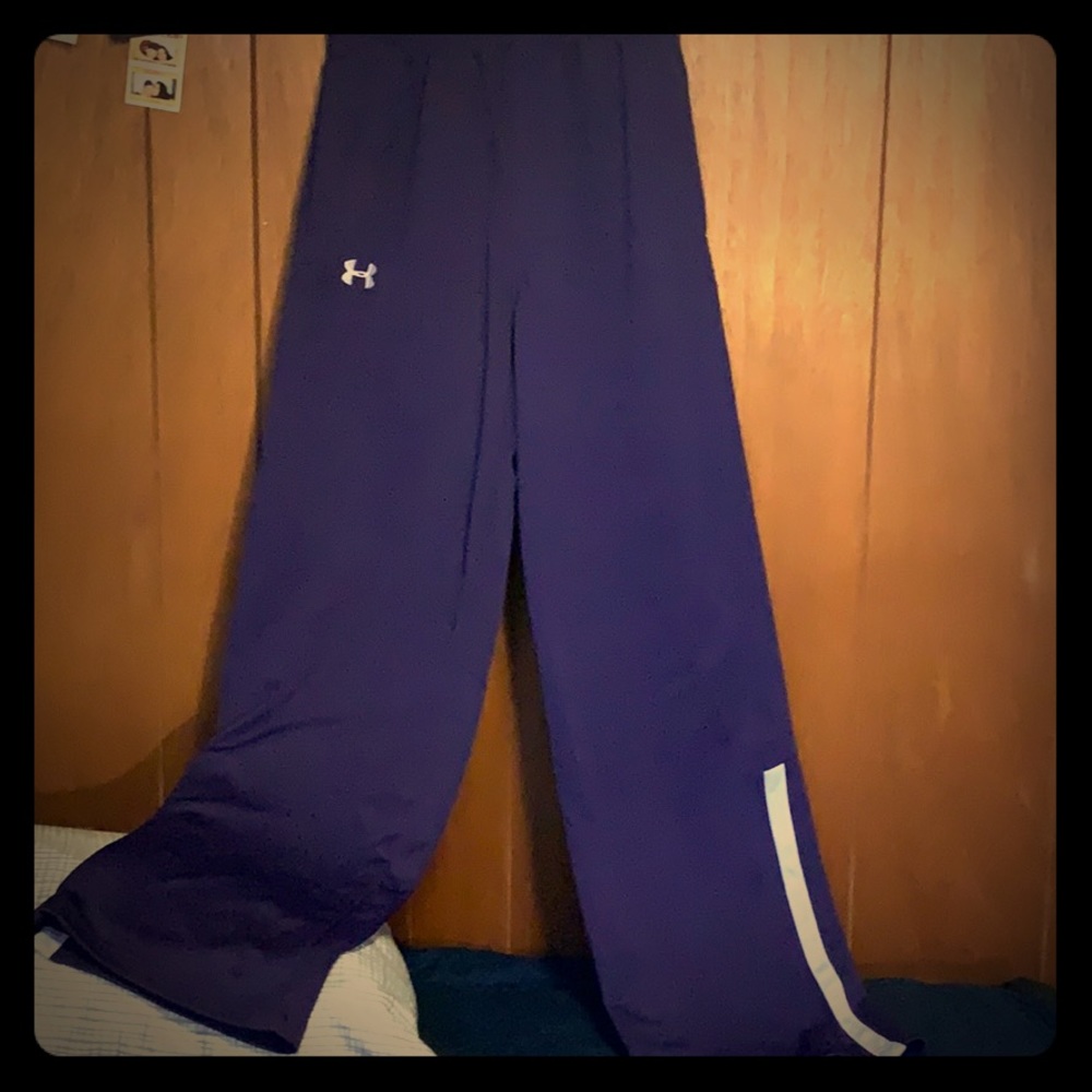 Purple jogging pants